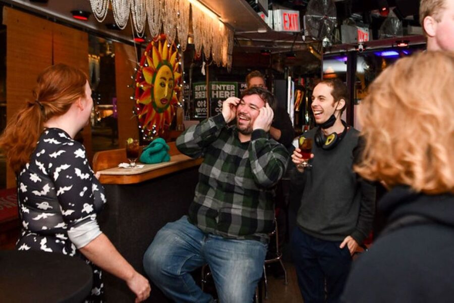 Asheville: Terrors, Boos and Booze Haunted Pub Crawl - Brahmari Brewing sets the drinking tone
