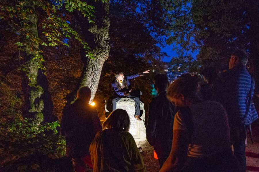 Baden-Baden: Event tour - Ghosts, Counts and Rumours - Weather, shoes, and the downhill route