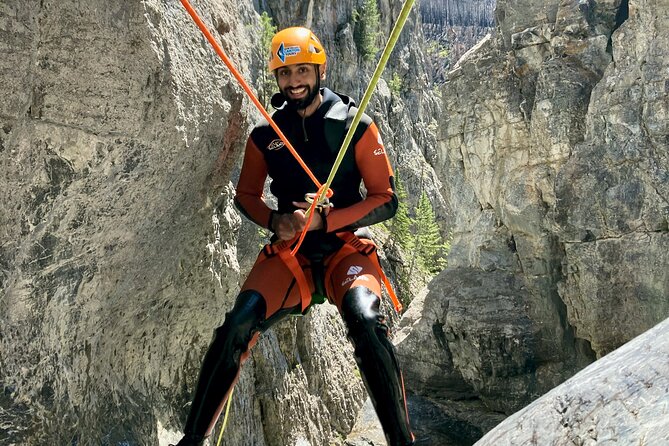 Banff Canyoning - Ghost Canyon (Intermediate Level) - The Ghost Reservoir setting and mountain scenery