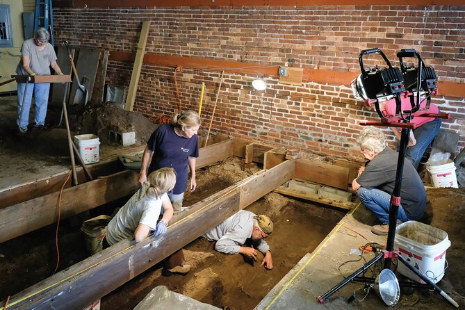 Bones Under Us, Ghost Tour with Archeology - The old jail and the evidence shown on screen