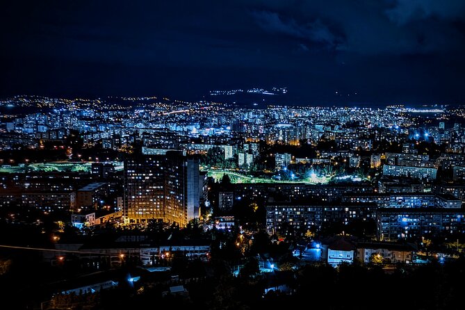 Brutal Tbilisi — Night Edition: Dark Side of Soviet Architecture - The former Ministry of Highways and its floating concrete blocks