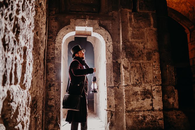 Buda Castle District Dark History, Legends and Vampire Night Tour - A dark introduction at Clark Ádám tér