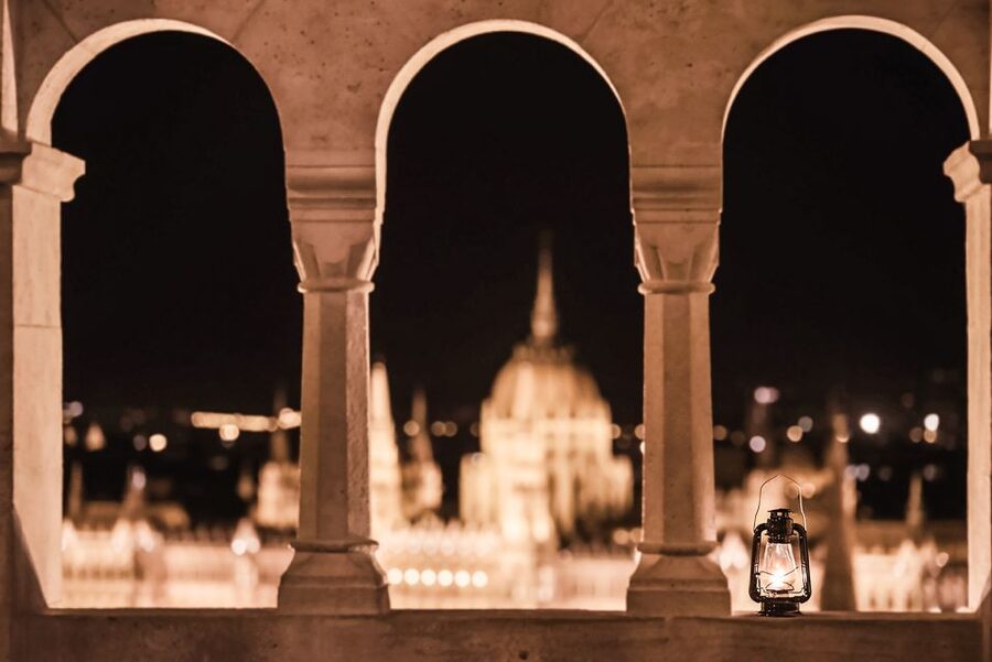Budapest: Buda Castle District Vampires and Myths Night Tour - Matthias Church after the crowds thin out