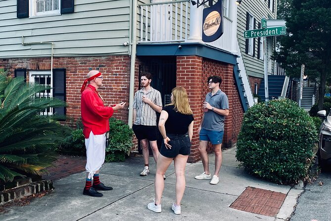 Captain Stoner's Haunted Dive Bar Crawl in Historic Savannah - Colonial Park Cemetery begins the evening