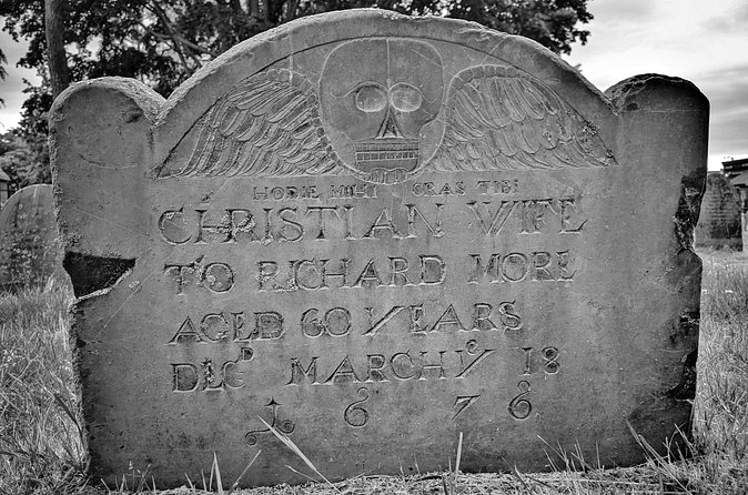 Cemetery and Witchcraft Trials Tour - A closer look at the $25 price