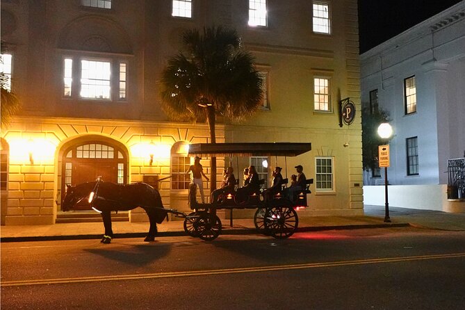 Charleston Haunted Horse and Carriage Evening Tour - Four Corners of Law and the story of a city