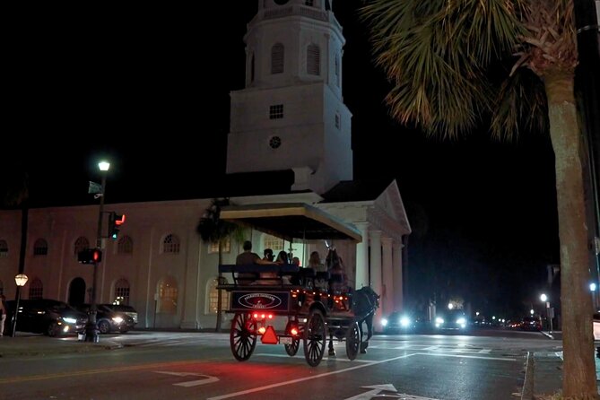Charleston Haunted Horse and Carriage Evening Tour - The U.S. Custom House and the scars of conflict