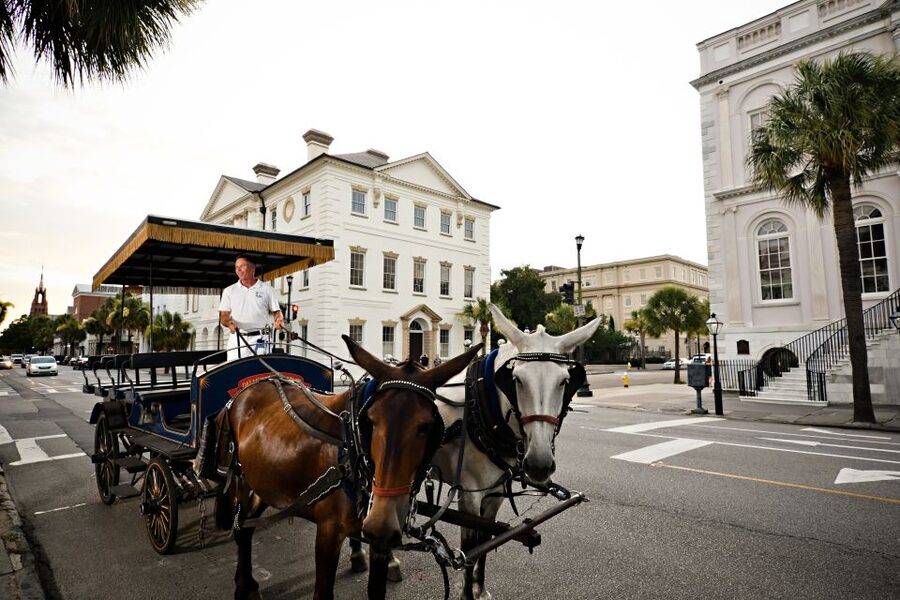 Charleston: Haunted Horse-Drawn Carriage Evening Tour - The Old Exchange Building and Provost Dungeon