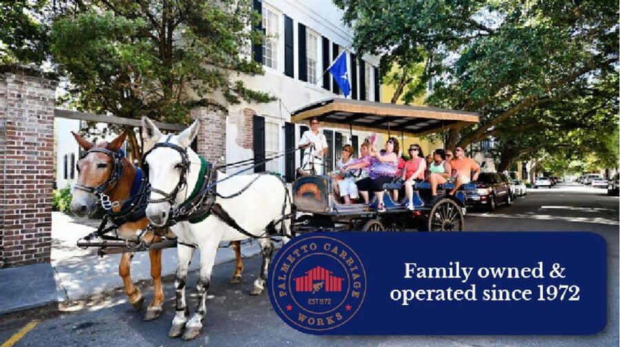 Charleston: Haunted Horse-Drawn Carriage Evening Tour - Charleston City Market and the first stretch of the route