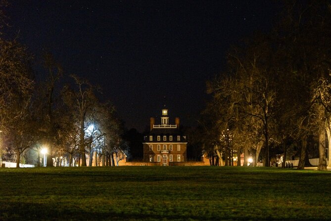 Colonial Ghosts: Ghostly Whispers of Williamsburg Ghost Tour - Bruton Parish Episcopal Church after dark