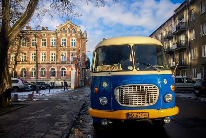 Discover the Dark Side of Warsaw in Praga District by Retro Bus - Brzeska and Stalowa, where walls carry the story
