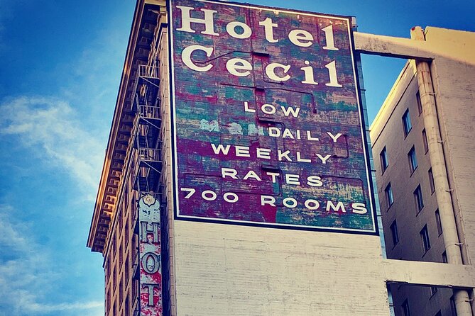 DTLA Murder Mystery Ghost Tour - The Cecil Hotel and the route through downtown