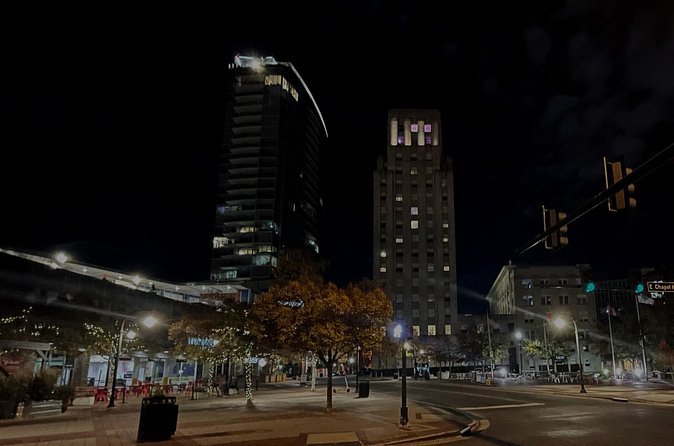 Durham Ghost Walk - The Herald-Sun Building and stories behind working Durham