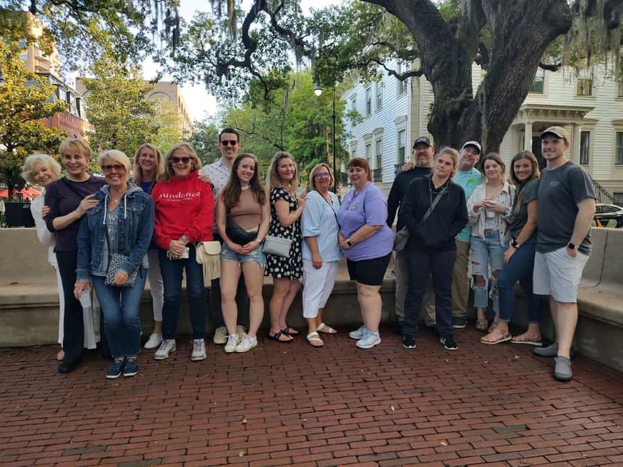 Fraidy Cat Ghost Tour - Family Fun in Haunted Savannah - Chippewa Square and Savannah’s famous stories