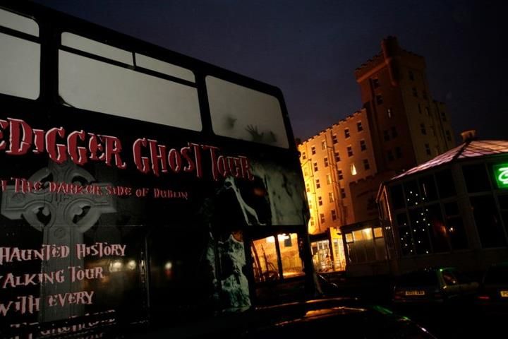 From Dublin: Gravedigger Ghost Bus Tour - St. Audoen’s Church and Dublin’s plague years