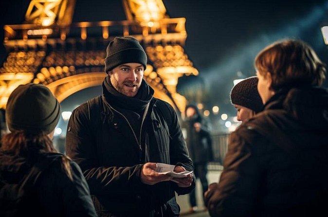 Ghost & Haunted Walking Tour in Eiffel Tower Exterior at Night - Value at $24.20 per person