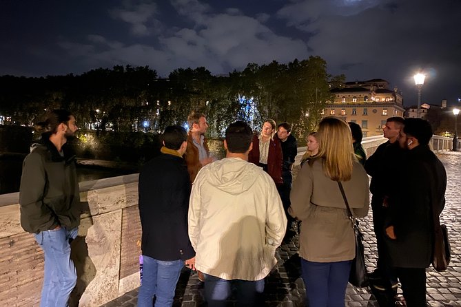 Ghost & Legends in Night Rome Walking Tour - Via di Monserrato: prisons, hauntings, and scandal