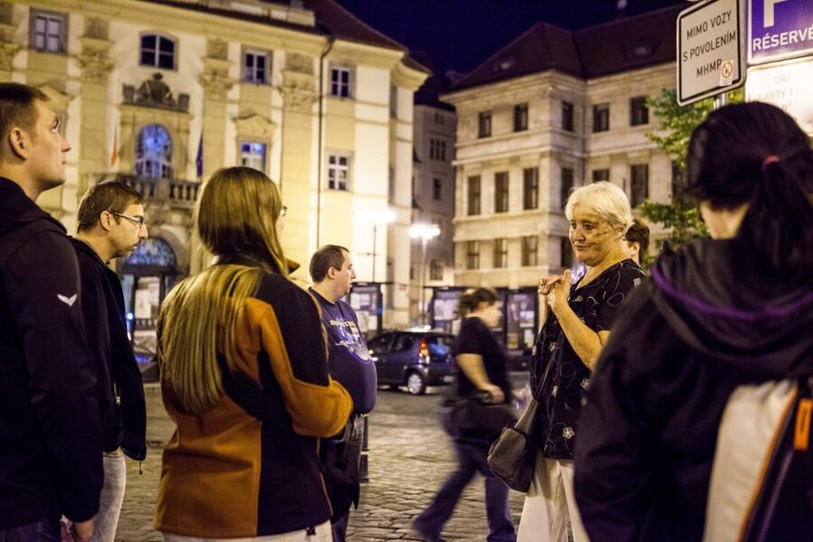 Ghost Walking Tour of Prague - Crossing Charles Bridge in the dark