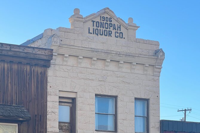Ghosts of Tonopah Haunted History GPS/APP Smartphone guided Walking Tour outside - Vanwood Variety Store and the old bank