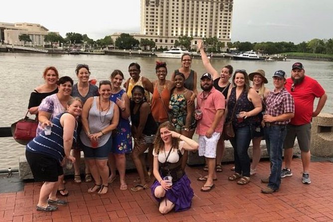Haunted Savannah Booze and Boos Ghost Walking Tour - River Street gives the tour its proper Savannah setting