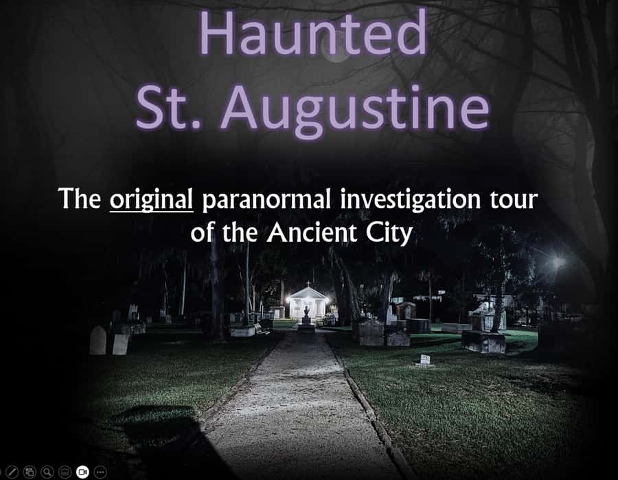 Haunted St. Augustine Semi-Private Paranormal Investigation - Using two tools instead of simply listening