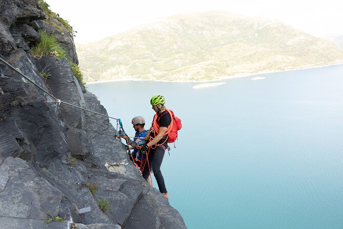 Hornelen Via Ferrata Wall of Witches Climbing Adventure - From Hornskorvegen to the shoreline