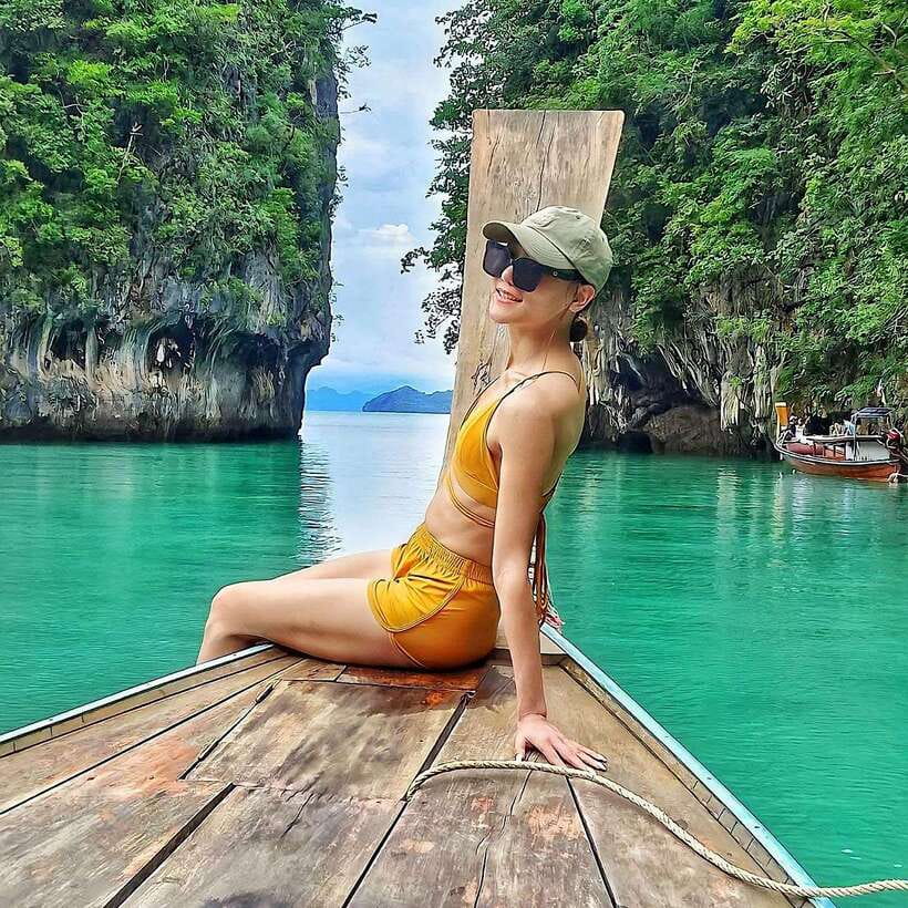 Ko Lanta: Ko Aung, Ko Phee Ghost Cave Island, Talabeng Kayak - A long-tail boat through the mangroves