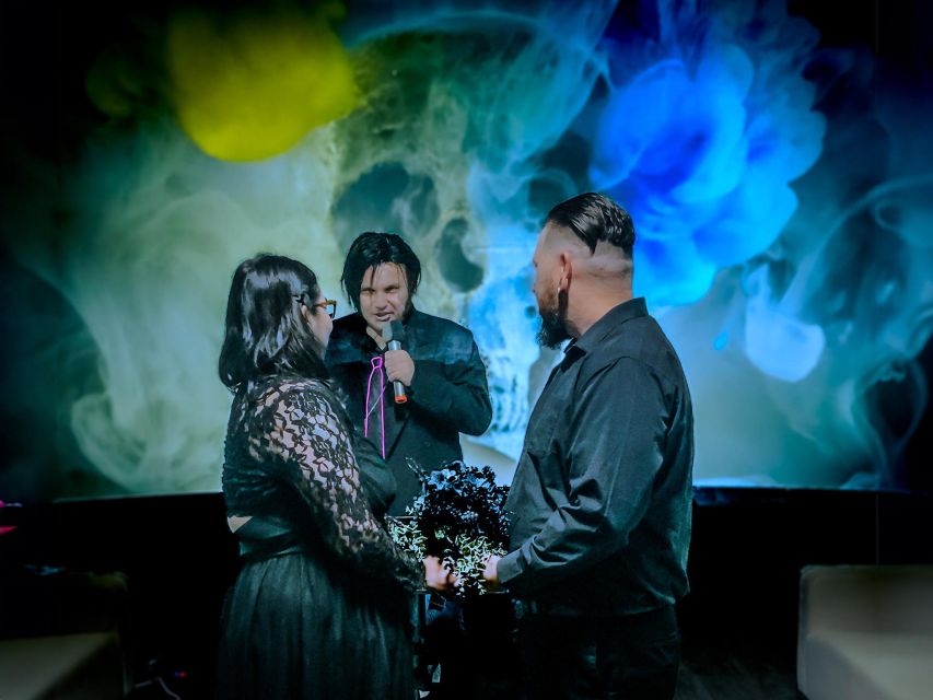 Las Vegas: Haunted House Wedding Ceremony + Photography - Getting to the Chapel Near Harry Reid Airport