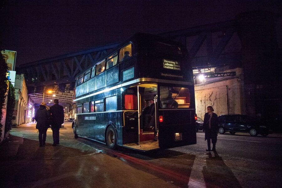 London: Comedy Horror Ghost Tour on a Bus - A vintage Necrobus with real London character