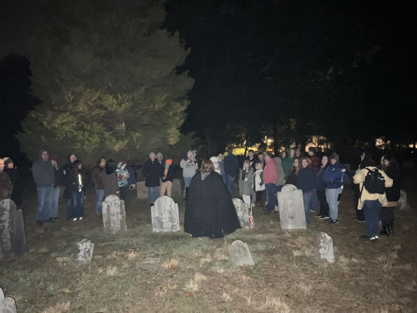 Mystic: Guided Graveyard Ghost Tour by Moonlight - War stories and the human cost of colonial life