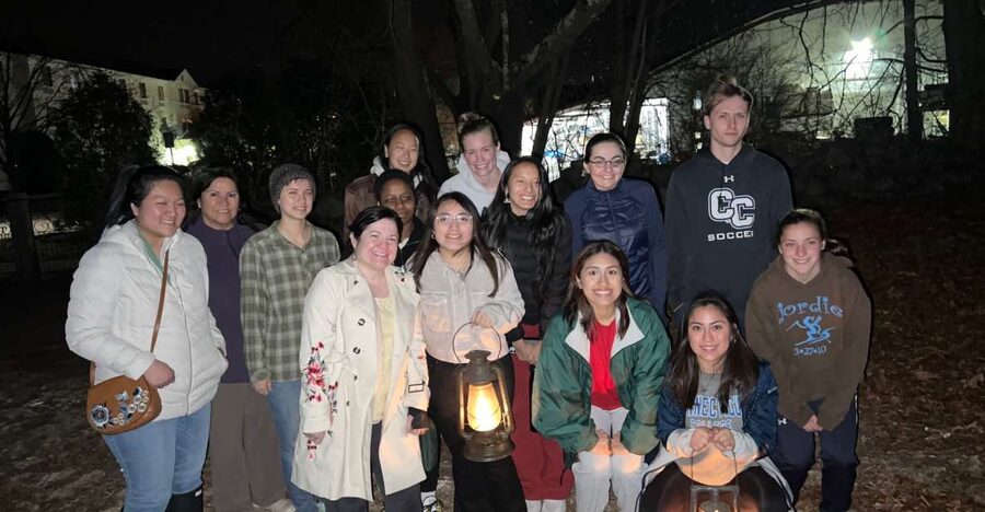 Mystic: Guided Graveyard Ghost Tour by Moonlight - The opening: colonial Mystic among its founders