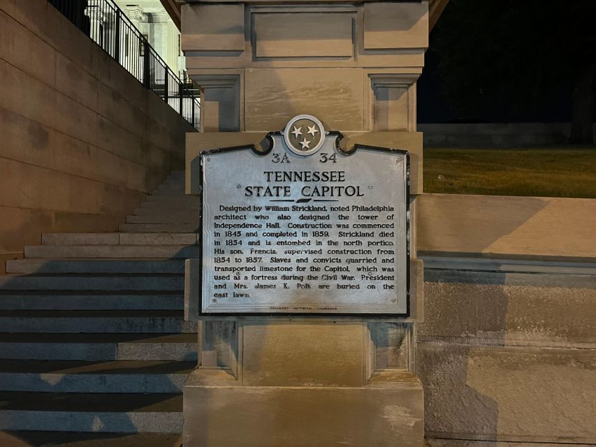 Nashville's Dark Secrets: Murder and True Crime Ghost Tour - Meeting, parking, and evening planning