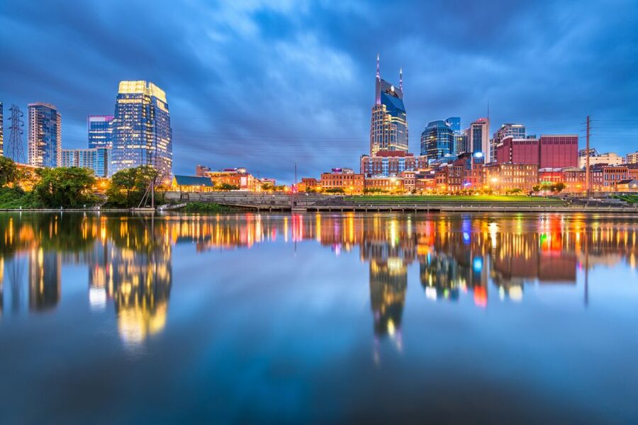 Nashville: Seeking Spirits Haunted Pub Crawl - Starting beside the Hard Rock Café guitar