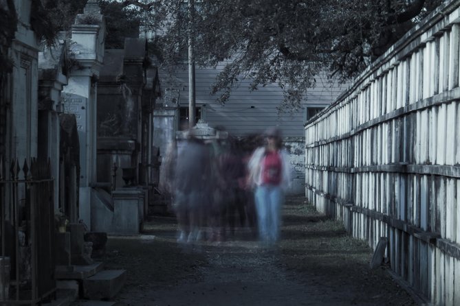 New Orleans Cemetery Bus Tour with Exclusive Cemetery Access - The nighttime walk inside Odd Fellows Rest