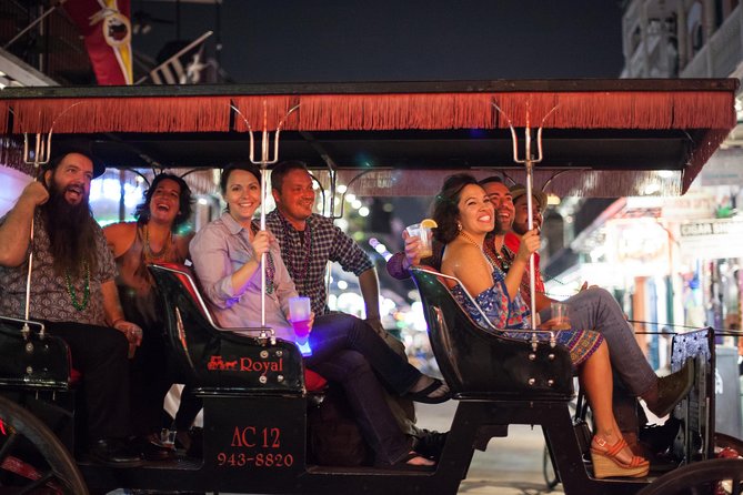 New Orleans Small-Group Haunted History Carriage Tour - The French Quarter by carriage light