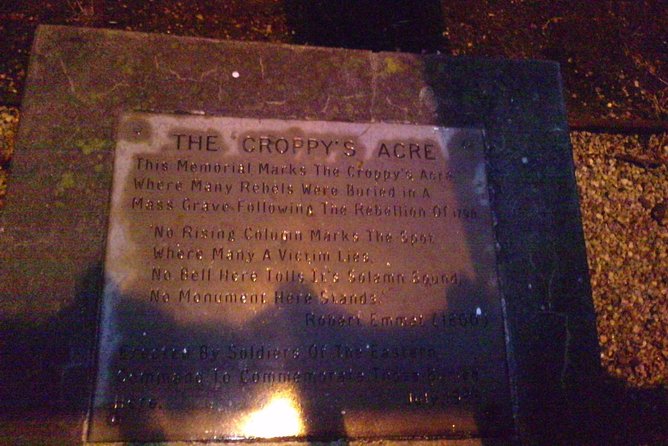 North Quay Ghost Walk Tour - Croppie’s Acre and the weight of 1798