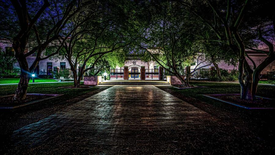 Phoenix: Ultimate Dead of Night Walking Ghost Tour - The abandoned First Baptist Church adds a different mood