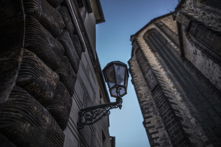 Prague: Ghosts and Legends of the Old Town Evening Tour - Dlouhá and the first turn away from the crowds