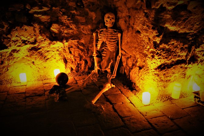 Prague Ghosts, Legends, Medieval Underground and Dungeon Tour - The medieval underground, plague doctor, and alchemy room
