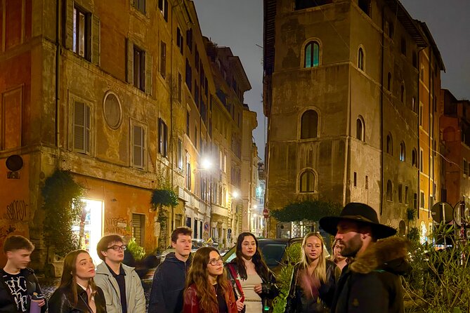 Rome After Dark Mysteries Myths and Haunted History - Duration, group size, and evening planning