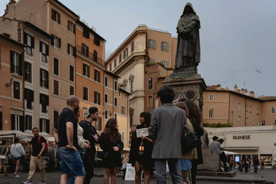 Rome: Haunted City Night Walking Tour - Starting under Giordano Bruno’s statue at Campo de’ Fiori