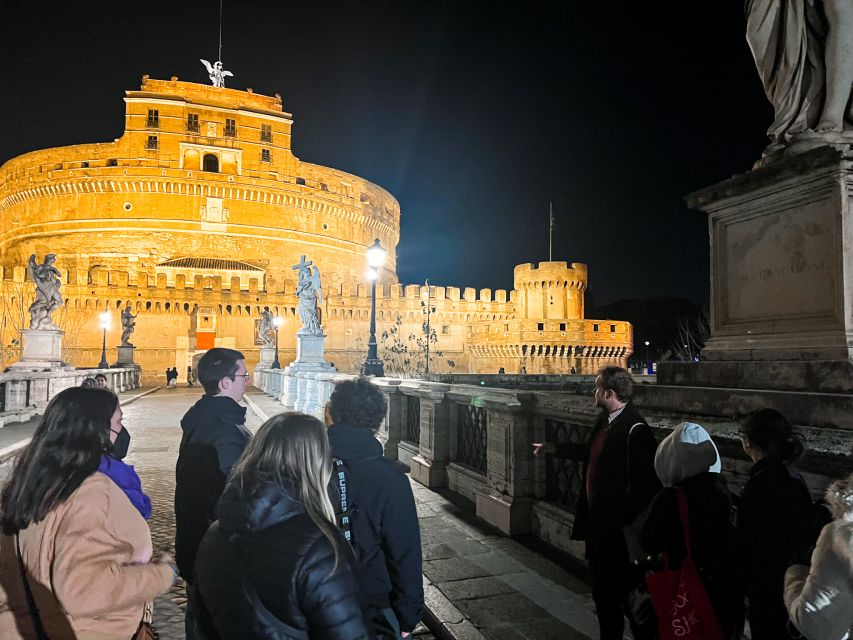 Rome: Paranormal Night Walking Tour & Secret Backstreets - Clivo di Rocca Savella and the quieter final stretch