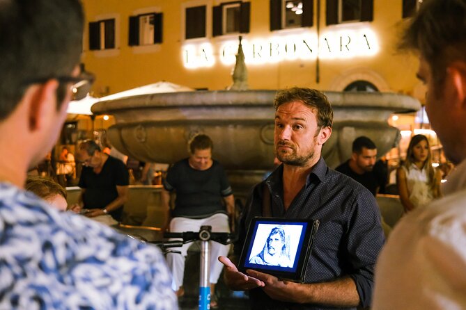 Rome's Dark Side Ghosts and Legends Tour - Campo de’ Fiori begins the evening with a warning