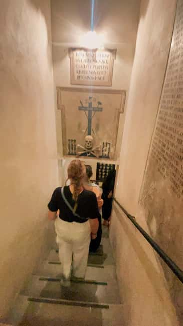 Rome's Dark Side: Ghosts, Scandals and Crypts - small group - The underground crypt and its bone chandeliers
