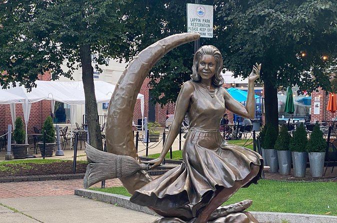 Salem Witch Tour - The Bewitched statue adds a distinctly Salem photo stop