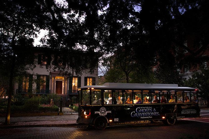 Savannah Ghosts & Gravestones Trolley Tour - Boarding at 301 East River Street