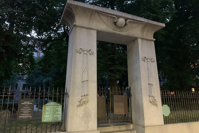 Self-Guided Smartphone Ghost Walking Tour Boston App EMF Reader - The Great Elm and the story of a hanged witch