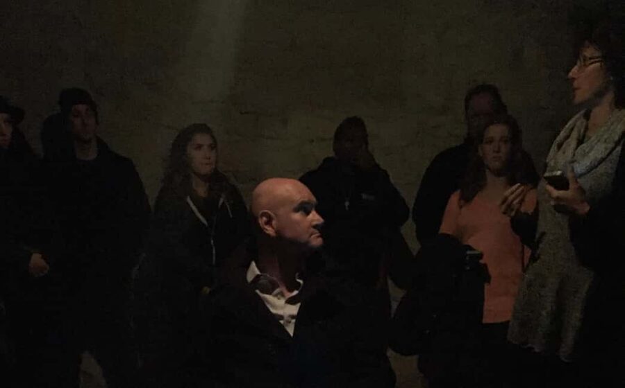 Springfield, Missouri, US: Ghost Tour inside Pythian Castle - The ballroom and theater: grand rooms with a spooky purpose