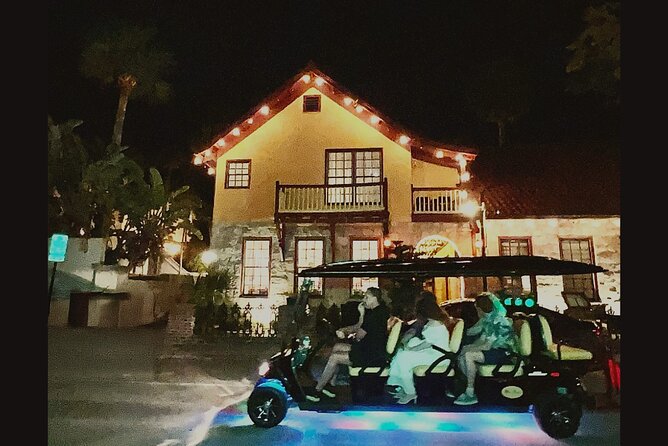 St. Augustine Ghost Tour on Premium Golf Cart with PiCk Up - The Lightner Museum and the Former Alcazar Complex