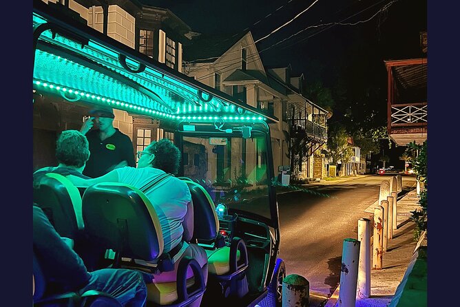 St. Augustine Ghost Tour on Premium Golf Cart with PiCk Up - Mission Nombre de Dios and the Earlier Village of Seloy